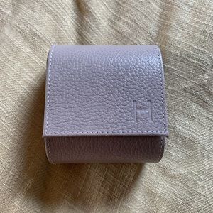 Single leather watch holder